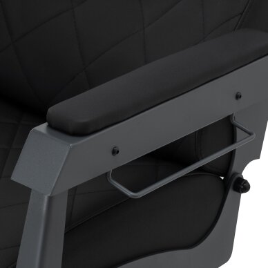 Krzesło fryzjerskie Gabbiano Barber Chair Bruno With Graphite, Black 6