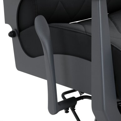 Krzesło fryzjerskie Gabbiano Barber Chair Bruno With Graphite, Black 7