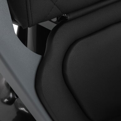 Krzesło fryzjerskie Gabbiano Barber Chair Bruno With Graphite, Black 12