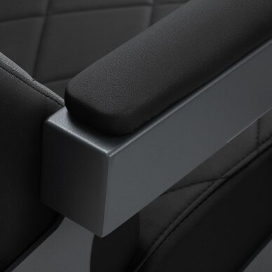 Parturituoli Gabbiano Barber Chair Bruno With Graphite, Black 14