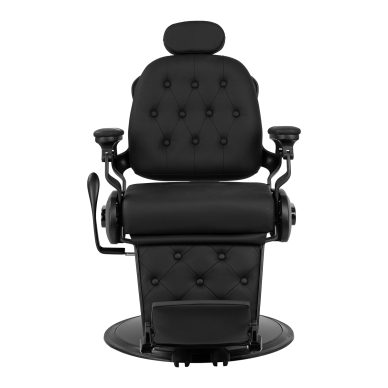 Friseurstuhl Barber Chair Gabbiano Francesco Black 3