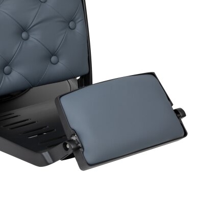 Krzesło fryzjerskie Barber Chair Gabbiano Francesco Grafite Black 8