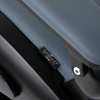 Friseurstuhl Barber Chair Gabbiano Francesco Grafite Black 11