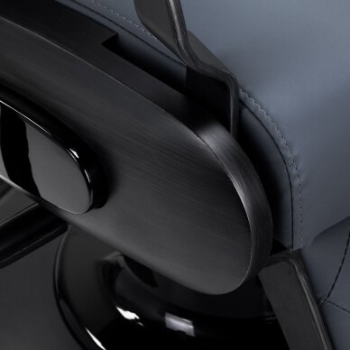 Parturituoli Barber Chair Gabbiano Francesco Graphite Grey 10