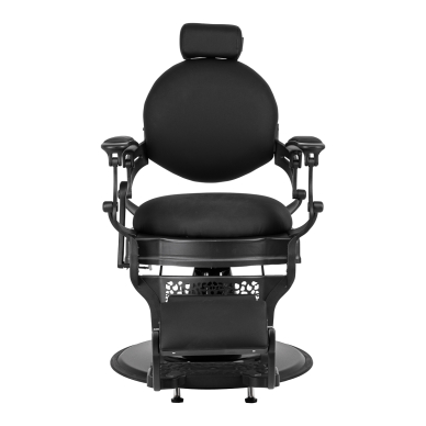 Kirpyklos kėdė Barber Chair Gabbiano Niccolo Black 1