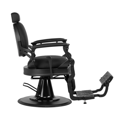 Kirpyklos kėdė Barber Chair Gabbiano Niccolo Black 3