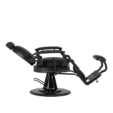 Kirpyklos kėdė Barber Chair Gabbiano Niccolo Black 4