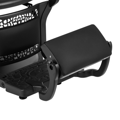 Kirpyklos kėdė Barber Chair Gabbiano Niccolo Black 5