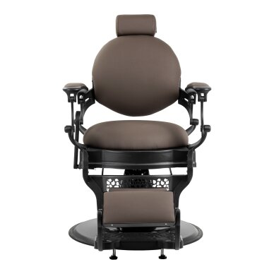 Kirpyklos kėdė Barber Chair Gabbiano Niccolo Brown 1