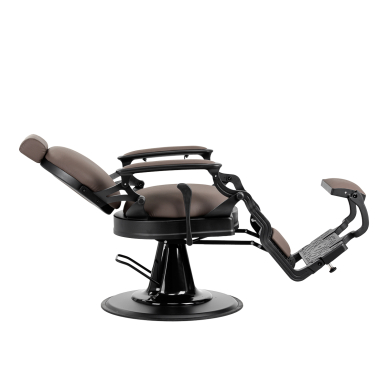 Friseurstuhl Barber Chair Gabbiano Niccolo Brown 4