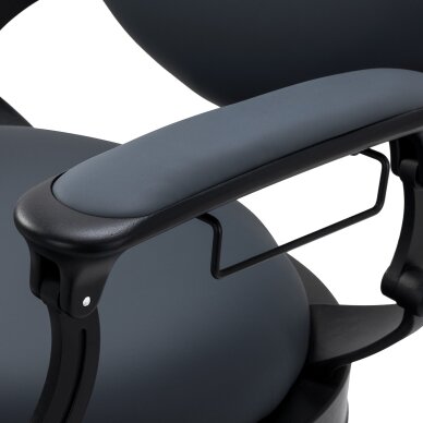 Fotel barberski Barber Chair Gabbiano Niccolo Graphite 9