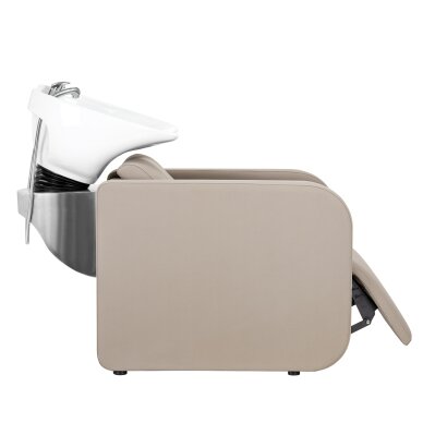 Friseurwaschbecken mit elektrischem Sockel Gabbiano Sylvia Beige 4