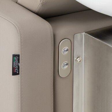 Friseurwaschbecken mit elektrischem Sockel Gabbiano Sylvia Beige 9