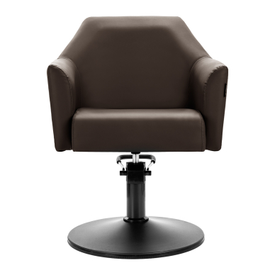 Hairdressing chair Gabbiano Davos Brown 1