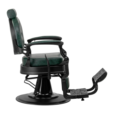 Friseurstuhl Barber Chair President Green Black 1