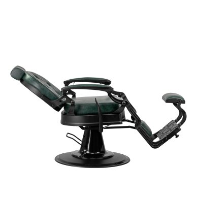 Friseurstuhl Barber Chair President Green Black 2