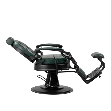 Friseurstuhl Barber Chair President Green Black 2
