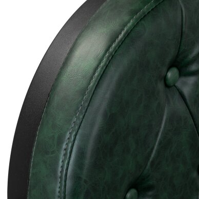 Fotel barberski Barber Chair President Green Black 7