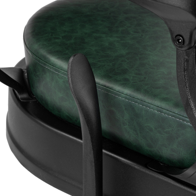 Kirpyklos kėdė Barber Chair President Green Black 8