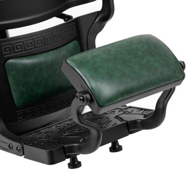 Fotel barberski Barber Chair President Green Black 10