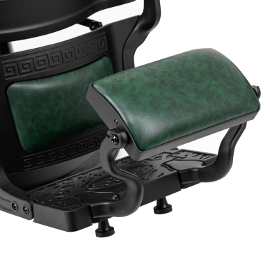 Friseurstuhl Barber Chair President Green Black 10