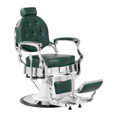 Parturituoli Barber Chair President Green Chrome Parturituoli Barber Chair President Green Chrome