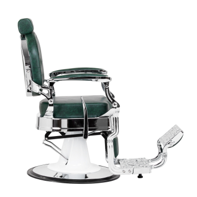 Barber krēsls Barber Chair President Green Chrome 1