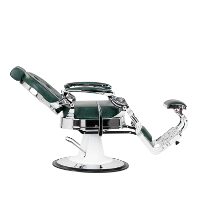 Barber krēsls Barber Chair President Green Chrome 2