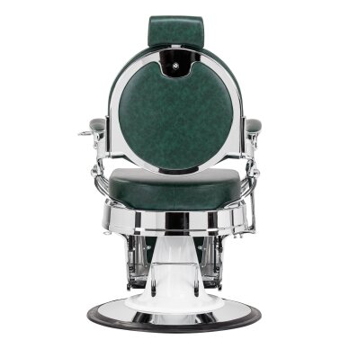 Parturituoli Barber Chair President Green Chrome 4 Parturituoli Barber Chair President Green Chrome 4