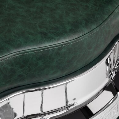 Parturituoli Barber Chair President Green Chrome 6 Parturituoli Barber Chair President Green Chrome 6