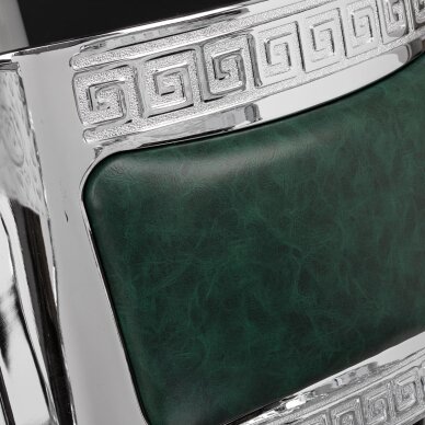 Parturituoli Barber Chair President Green Chrome 9