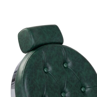 Parturituoli Barber Chair President Green Chrome 11 Parturituoli Barber Chair President Green Chrome 11