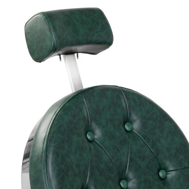 Parturituoli Barber Chair President Green Chrome 12 Parturituoli Barber Chair President Green Chrome 12