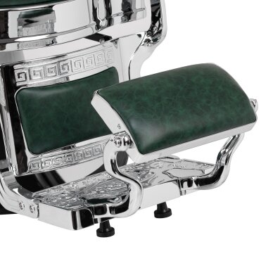 Parturituoli Barber Chair President Green Chrome 15 Parturituoli Barber Chair President Green Chrome 15