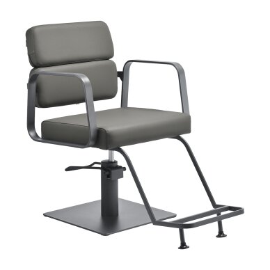 Barber chair Gabbiano Porto Gray