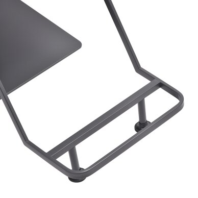 Barber chair Gabbiano Porto Gray and Black 7