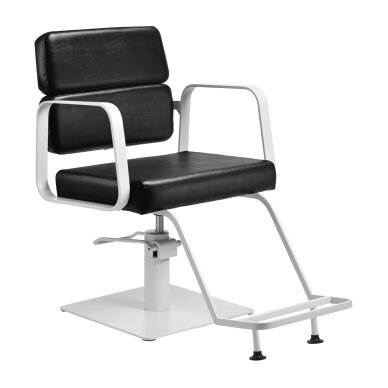 Barber chair Gabbiano Porto White and Black Barber chair Gabbiano Porto White and Black