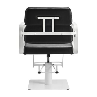 Barber chair Gabbiano Porto White and Black 2