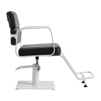 Barber chair Gabbiano Porto White and Black 3 Barber chair Gabbiano Porto White and Black 3