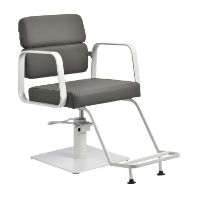 Barber chair Gabbiano Porto White and Gray Barber chair Gabbiano Porto White and Gray