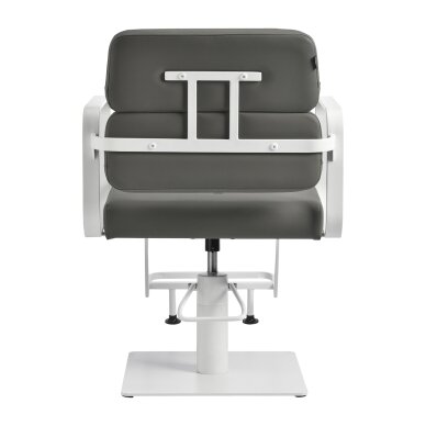 Barber chair Gabbiano Porto White and Gray 2 Barber chair Gabbiano Porto White and Gray 2