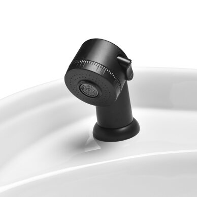 Friseurwaschbecken Gabbiano Porto Grau und Schwarz 6