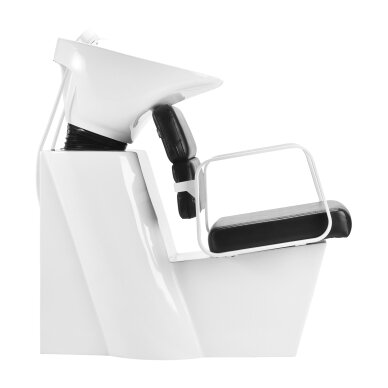 Barber sink Gabbiano Porto White and Black 3 Barber sink Gabbiano Porto White and Black 3