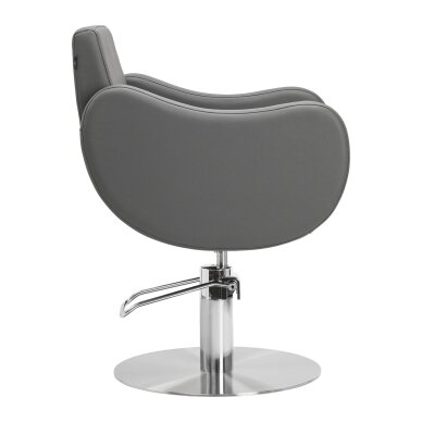 Kirpyklos kėdė Gabbiano Seville Gray and Silver 2