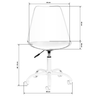 Kosmetologinė meistro kėdutė Ghost 7