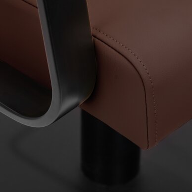 Hairdressing chair Gabbiano Porto Black Chocolate 5