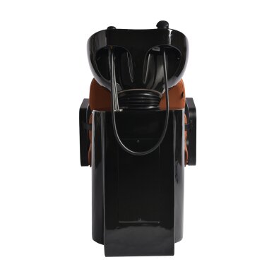 Barber sink Gabbiano Porto Black and Orange 2
