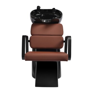 Barber sink Gabbiano Porto Black and Chocolate 1