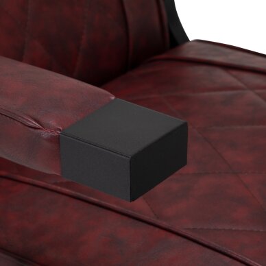 Парикмахерское кресло Professional barber chair BM88066B bordo 8