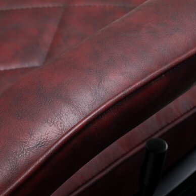 Парикмахерское кресло Professional barber chair BM88066B bordo 9
